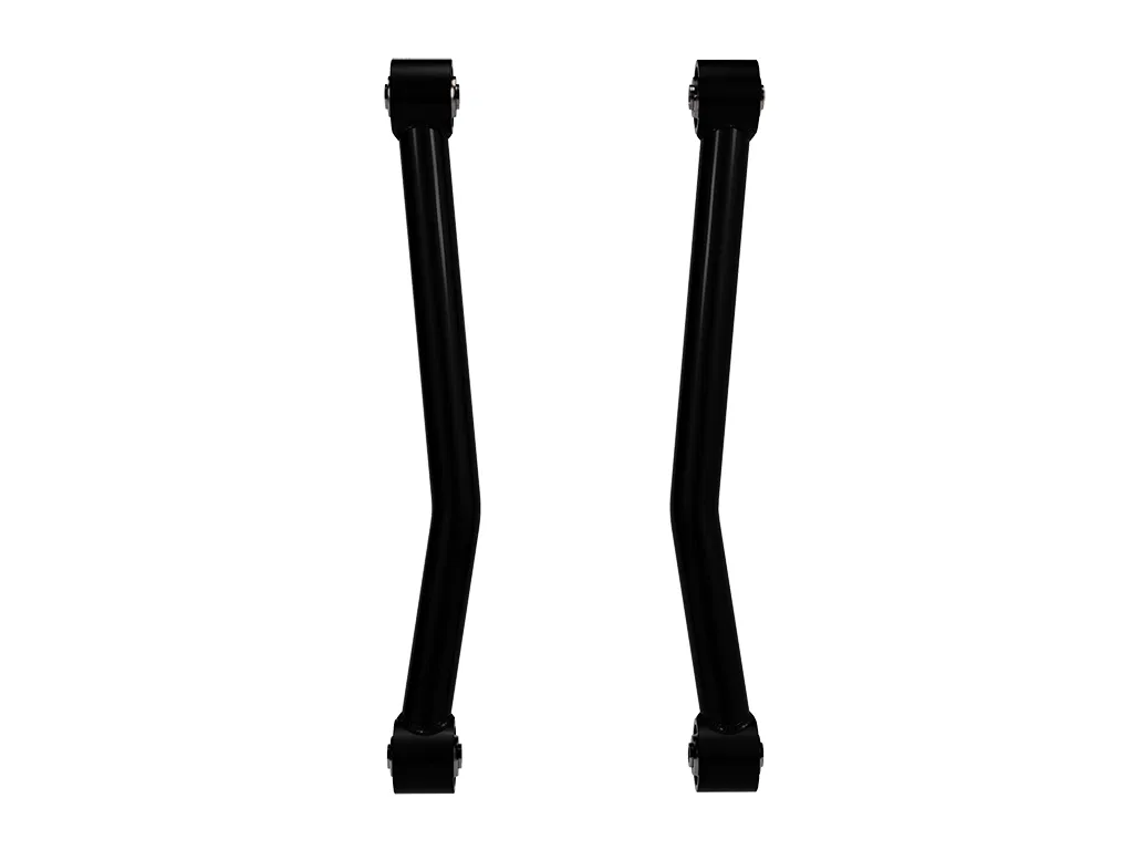 21031 – ICON Control Arm, Tubular Non Adjustable Black Steel Greaseable Set Of 2